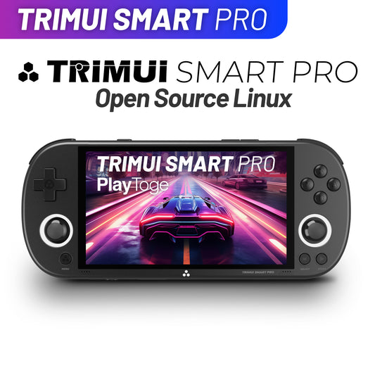 Trimui Smart Pro, Handheld Game Console, 4.96 Inch IPS 1280x720 Screen